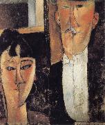 Amedeo Modigliani Bride and Groom Spain oil painting reproduction